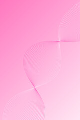 Abstract background with waves for banner. Standart poster size. Vector background with lines. Element for design. Pink gradient. Brochure, booklet. Summer, spring. Love, wedding. Mother's Day