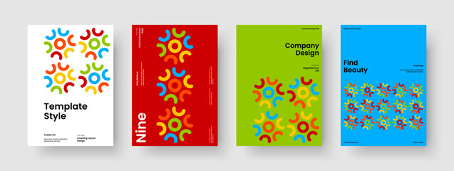 Modern Report Layout. Isolated Brochure Design. Geometric Flyer Template. Poster. Background. Business Presentation. Book Cover. Banner. Pamphlet. Journal. Advertising. Leaflet. Newsletter