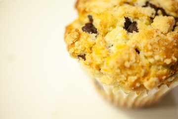 チョコの入った、美味しそうでゴツゴツしたスコーン