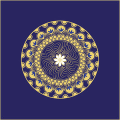 This is simple and vector mandala design background and it is editable.