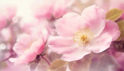 Fototapeta na wymiar Light pink natural floral background