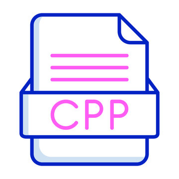 CPP File Format Vector Icon Design