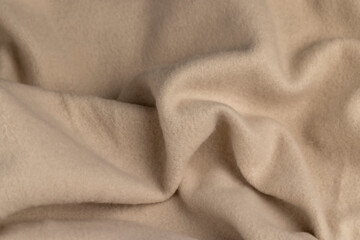 beige soft cotton fabric for sewing clothes © rsooll