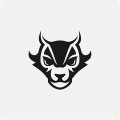 demo, simple minimalistic logo icon