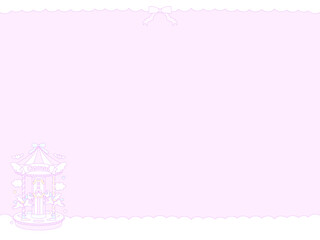 4:3 ファンシーメリーゴーランドフレーム♪