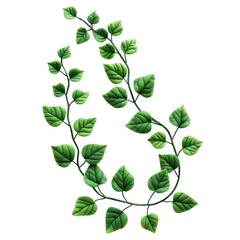 felt toy green vines