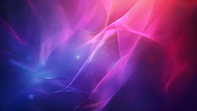 Abstract background with glowing lines and sparkles. Vector illustration for your design