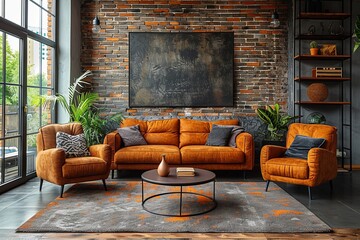 interior design concept with sofa
