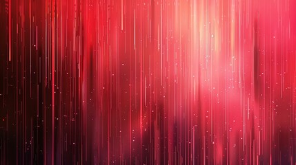 Elegant red background with glowing particles.