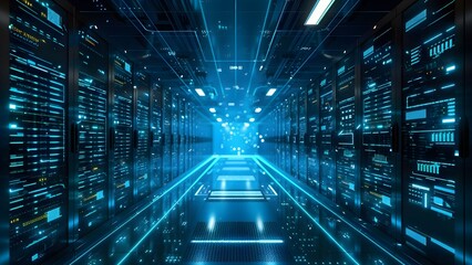 IT technology sci-fi background