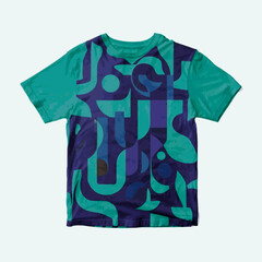 Best multicolored t-shirt design vector