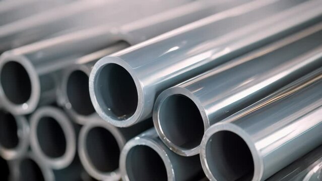 Versatile PVC Pipes: Ideal for Plumbing Solutions. Generative ai