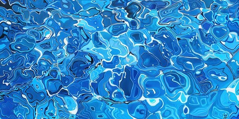 Water surface blue background pool abstraction