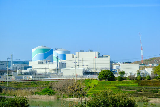 九州電力川内原子力発電所　展示館からの眺望