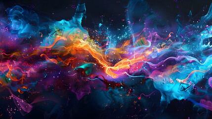 Naklejka premium Bioluminesent 