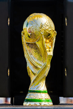 World Cup, (original) won by the Argentina soccer team during the World Cup in Qatar in 2022 and exhibited in Buenos Aires.