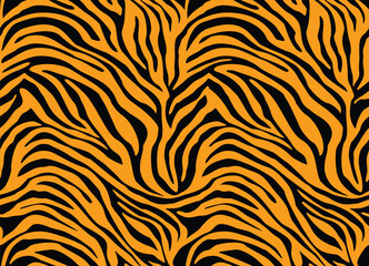 zebra pattern in orange color