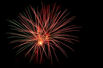 Beautiful Fireworks lighting the sky - 771523902