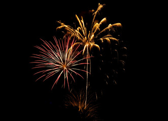 Beautiful Fireworks lighting the sky - 771523953