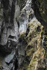 Insane river pass in swiss mountains