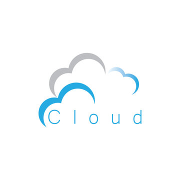 Cloud Logo And Symbol Icon template vector icon illustration design