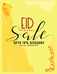 EId sale poster flyer template vector in eps file