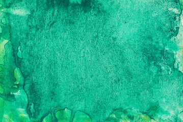 dark green watercolor painted background texture