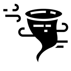 typhoon, hurricane, tornado symbol vector illustration