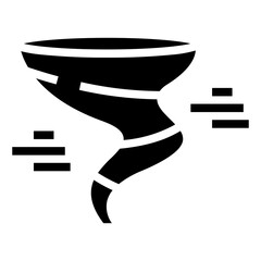 typhoon, hurricane, tornado symbol vector illustration