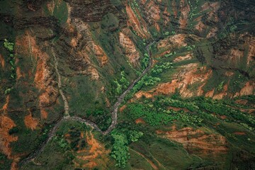 Mesmerizing view of a beautiful mountainous landscape