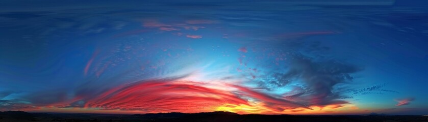 Light scattering in the atmosphere, why the sky is blue during the day and red at sunset no splash