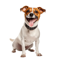 Obraz premium cute dog isolated on white