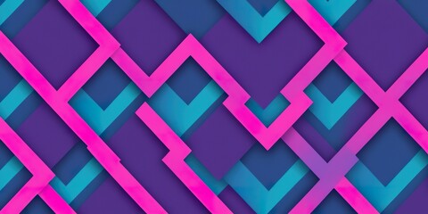 purple, pink and blue abstract gradient retro geometric background