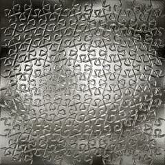 Silver surface texture jigsaw puzzle background stock illustration.