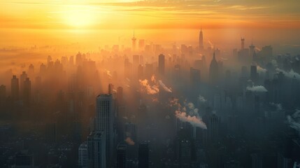 Cities filled with PM 2.5