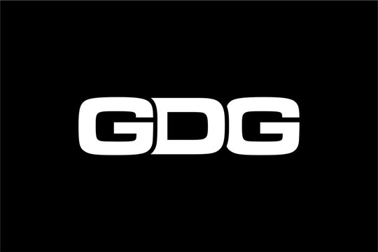 GDG creative letter logo design vector icon illustration