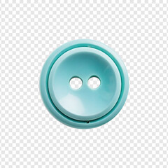 Button isolated on transparent background