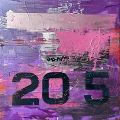 **type "2025" on the PURPEL background