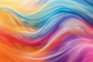Smooth, continuous flow of colors transitioning harmoniously, abstract , background