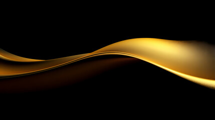 Abstract 3d rendering gold wave background