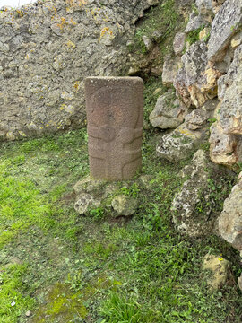 Prehistoric or pre-Nuragic altar Monte d'Accoddi, ancient sanctuary in northern Sardinia.