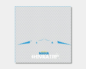 Free vector beautiful har har Mahadev