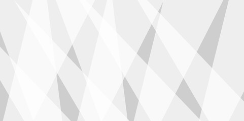 Abstract background with white and gray and geometric style with simple lines and corners, polygons as background geometric style. Space design concept. Decorative web layout or poster, banner.