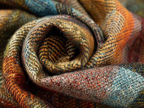 Detailed image of tweed fabric