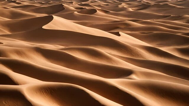 Amazing Aerial View of the Sahara Desert