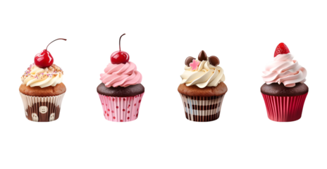 cupcake with cherry on top