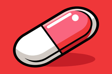 Vitamin Pill Vector design 