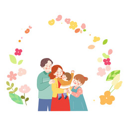 Family Month, Parents' Day, Children's Day, May, Family, Fence, Love, Parent's Day, Parents, Children,