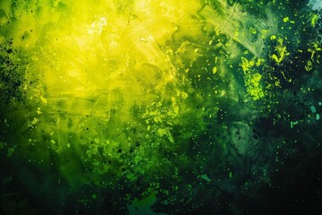 Fototapeta na wymiar Abstract background with green, lime, and yellow gradient, grainy grunge texture, bright and shining effect