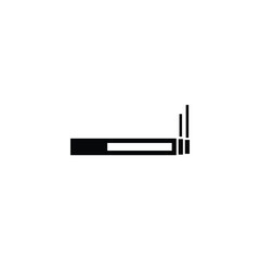 flat icon logo of a cigarette